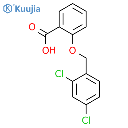 2-(2,4-Dichlorobenzyl)oxybenzoic Acid structure