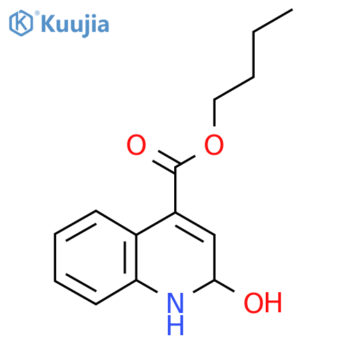 Butyl 2-hydroxy-1,2-dihydroquinoline-4-carboxylate structure