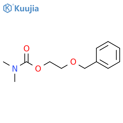 Carbamic acid, dimethyl-, 2-(phenylmethoxy)ethyl ester structure