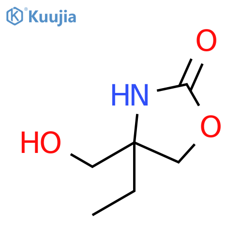 2-Oxazolidinone, 4-ethyl-4-(hydroxymethyl)- structure