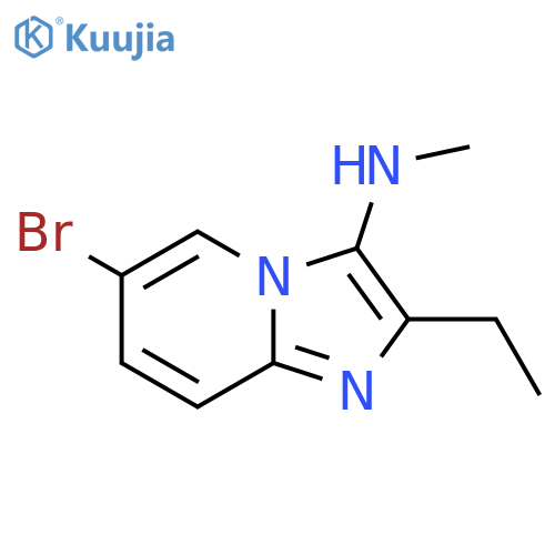 6-Bromo-2-ethyl-N-methylimidazo[1,2-a]pyridin-3-amine structure