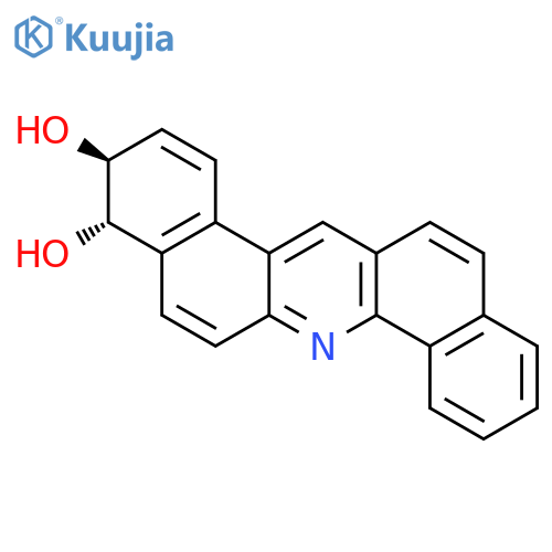 Dibenz[a,h]acridine-3,4-diol, 3,4-dihydro-, (3S-trans)- structure
