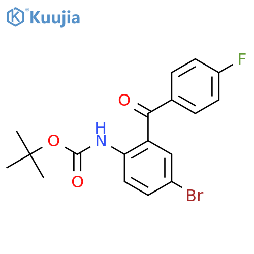 tert-butyl N-4-bromo-2-(4-fluorobenzoyl)phenylcarbamate structure