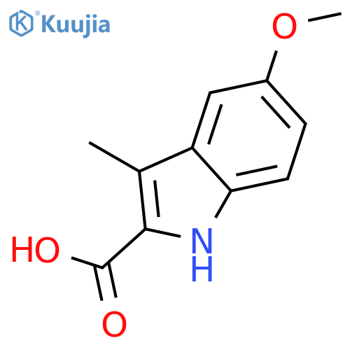 5-Methoxy-3-methylindole-2-carboxylic Acid structure