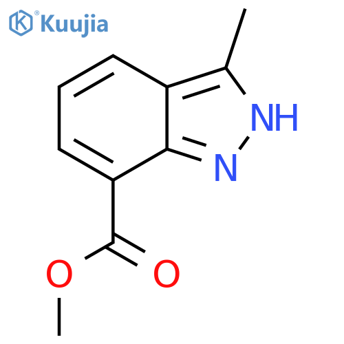 methyl 3-methyl-1H-indazole-7-carboxylate structure