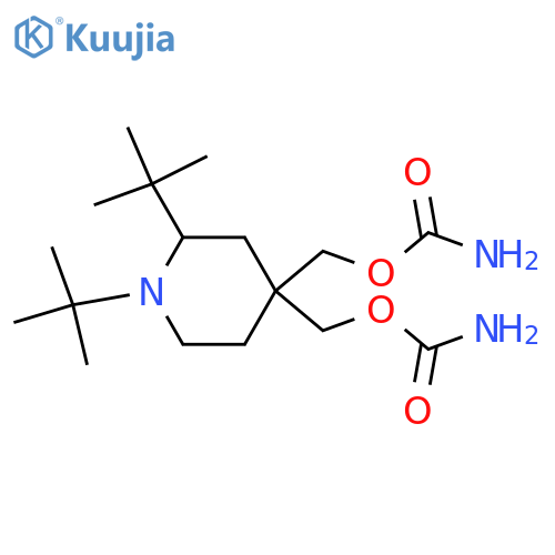 tert-butyl N-[[4-[(tert-butoxycarbonylamino)methyl]-4-piperidyl]methyl]carbamate structure