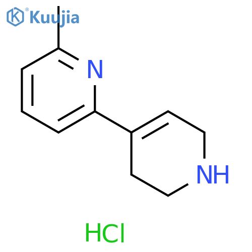 6-methyl-1',2',3',6'-tetrahydro-2,4'-bipyridine dihydrochloride structure