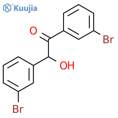 Ethanone, 1,2-bis(3-bromophenyl)-2-hydroxy- structure