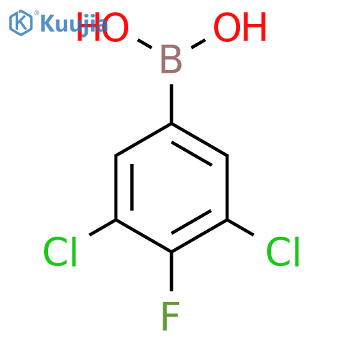 3,5-Dichloro-4-fluorophenylboronic acid structure