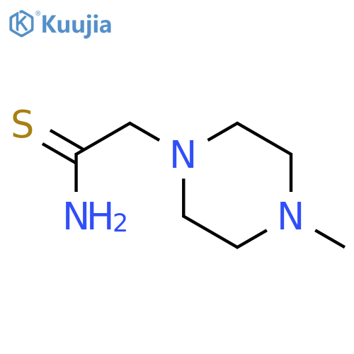 2-(4-Methylpiperazin-1-yl)ethanethioamide structure
