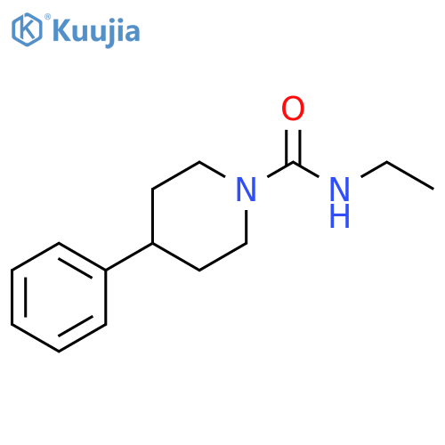 N-ethyl-4-phenylpiperidine-1-carboxamide structure