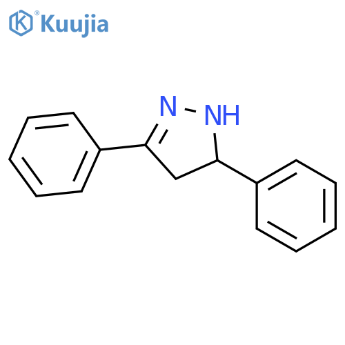 3,5-Diphenyl-4,5-dihydro-1H-pyrazole structure