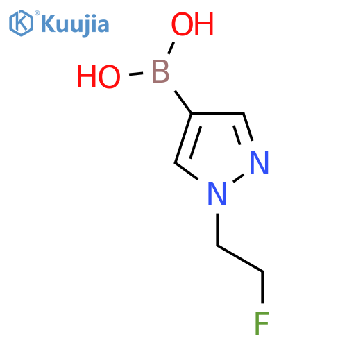 [1-(2-Fluoroethyl)-4-pyrazolyl]boronic Acid structure