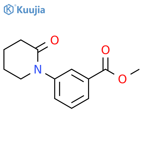 Methyl 3-(2-oxopiperidin-1-yl)benzoate structure