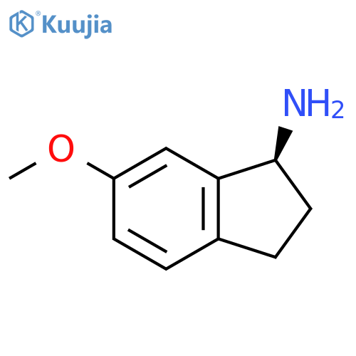 (1S)-6-methoxy-2,3-dihydro-1H-inden-1-amine structure