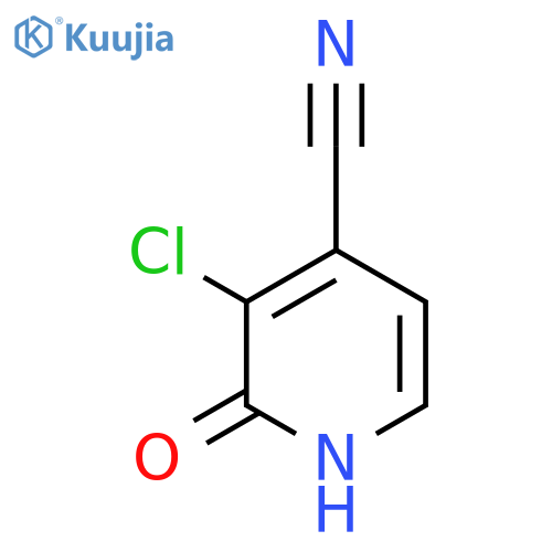 3-Chloro-2-hydroxyisonicotinonitrile structure