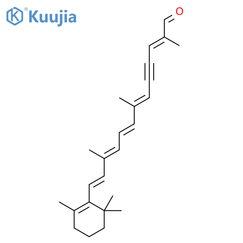 2,6,8,10,12-Tridecapentaen-4-ynal,2,7,11-trimethyl-13-(2,6,6-trimethyl-1-cyclohexen-1-yl)-, (2E,6E,8E,10E,12E)- structure