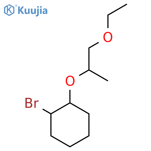 1-bromo-2-(1-ethoxypropan-2-yl)oxycyclohexane structure