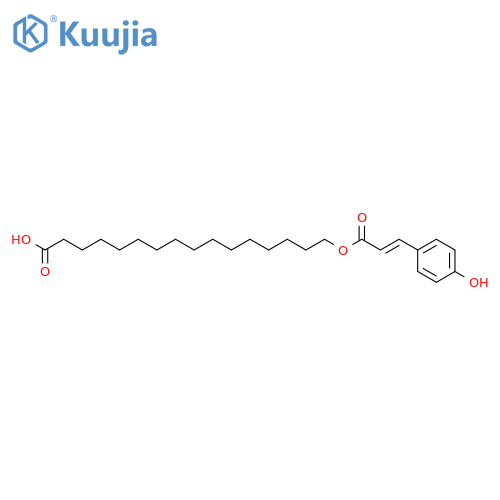 16-(E-coumaroyloxy)-palmitic acid structure