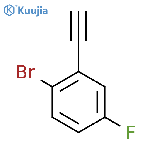 1-Bromo-2-ethynyl-4-fluorobenzene structure