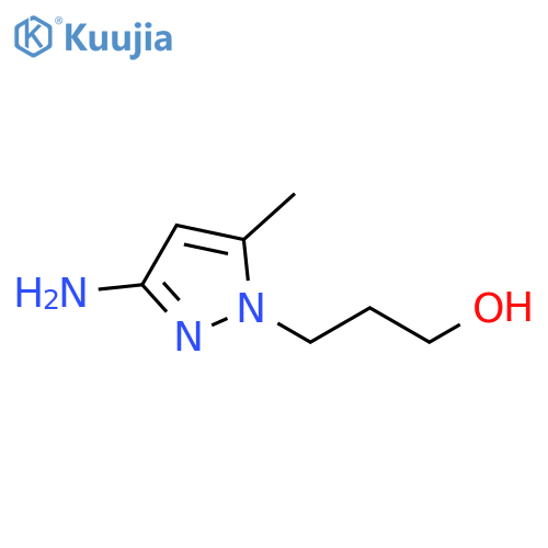 1H-Pyrazole-1-propanol, 3-amino-5-methyl- structure