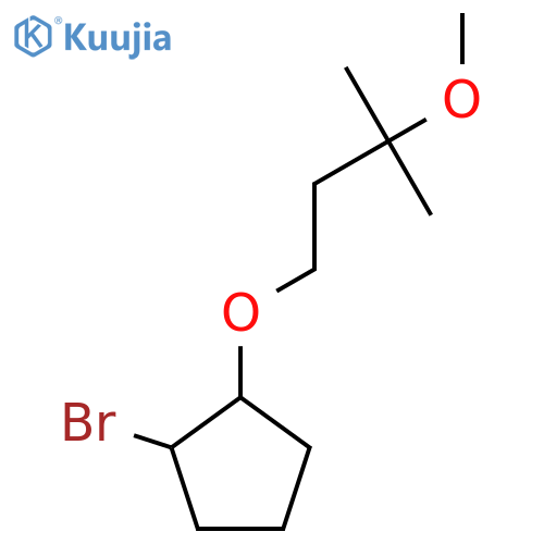 1-bromo-2-(3-methoxy-3-methylbutoxy)cyclopentane structure