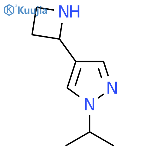 4-(azetidin-2-yl)-1-(propan-2-yl)-1H-pyrazole structure
