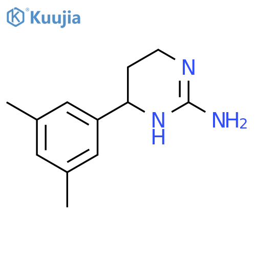 6-(3,5-dimethylphenyl)-1,4,5,6-tetrahydropyrimidin-2-amine structure