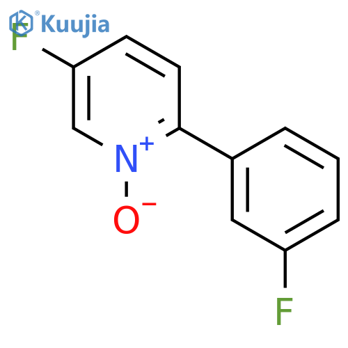 5-Fluoro-2-(3-fluorophenyl)pyridine 1-oxide structure
