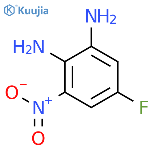 5-Fluoro-3-nitrobenzene-1,2-diamine structure