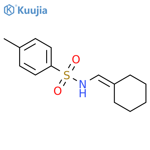 Benzenesulfonamide, N-(cyclohexylidenemethyl)-4-methyl- structure