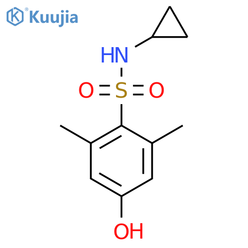 N-Cyclopropyl-4-hydroxy-2,6-dimethylbenzenesulfonamide structure