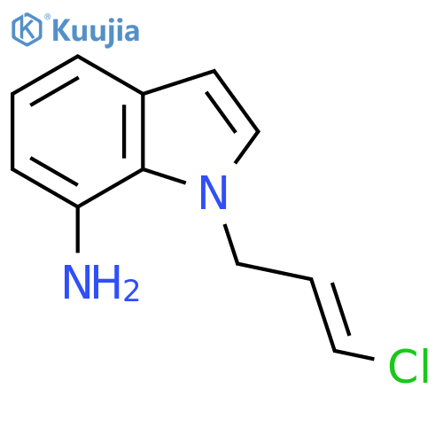 1-(3-Chloroprop-2-en-1-yl)-1H-indol-7-amine structure