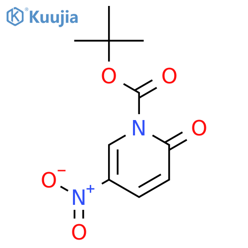 tert-Butyl 5-nitro-2-oxopyridine-1(2H)-carboxylate structure