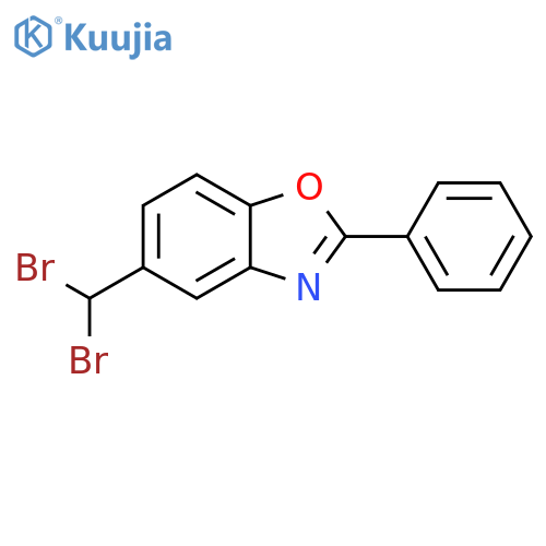 5-Dibromomethyl-2-phenyl-benzooxazole structure