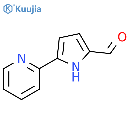 5-(pyridin-2-yl)-1H-pyrrole-2-carbaldehyde structure