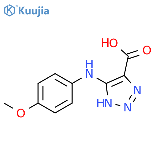 5-(4-Methoxy-phenylamino)-1H-[1,2,3]triazole-4-carboxylic acid structure