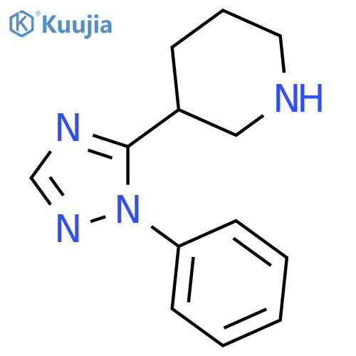 3-(2-Phenyl-2H-[1,2,4]triazol-3-yl)-piperidine structure