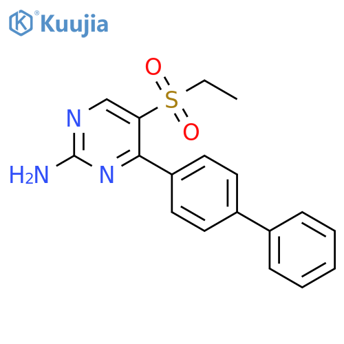 4-Biphenyl-4-yl-5-ethanesulfonyl-pyrimidin-2-ylamine structure