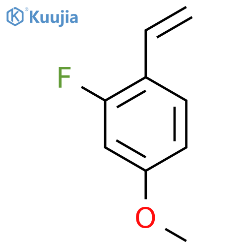 1-Ethenyl-2-fluoro-4-methoxybenzene structure