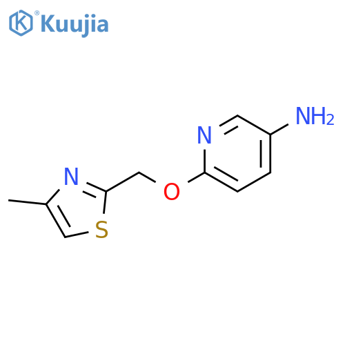 6-(4-Methyl-thiazol-2-ylmethoxy)-pyridin-3-ylamine structure