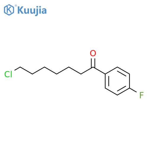 7-Chloro-1-(4-fluorophenyl)-1-heptanone structure