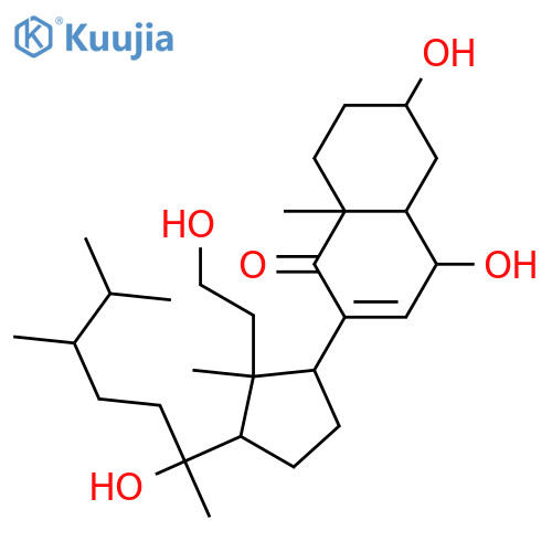 3,6,11,20-Tetrahydroxy-9,11-secoergost-7-en-9-one; (3β,5α,6α,20S,24ξ)-form structure
