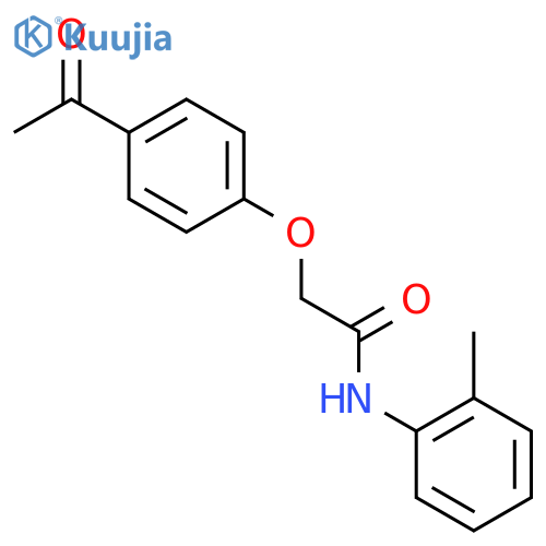 2-(4-Acetylphenoxy)-N-(o-tolyl)acetamide structure