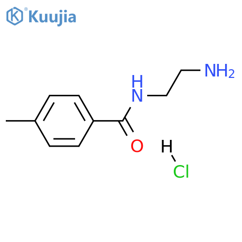 N-(2-aminoethyl)-4-methylbenzamide hydrochloride structure