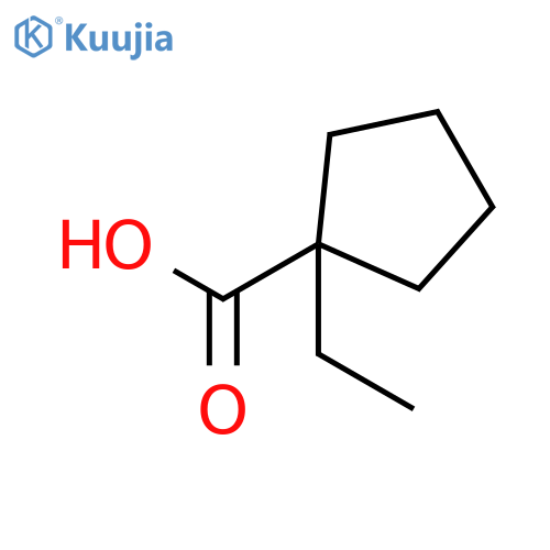 1-ethylcyclopentane-1-carboxylic acid structure