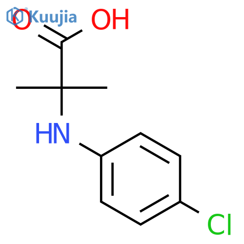 Alanine, N-(4-chlorophenyl)-2-methyl- structure