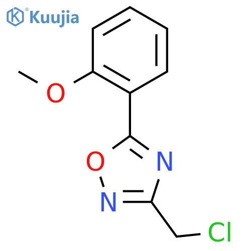 3-(Chloromethyl)-5-(2-methoxyphenyl)-1,2,4-oxadiazole structure