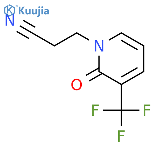 1-(2-Cyanoethyl)-3-(trifluoromethyl)-pyrid-2-(1H)-one structure