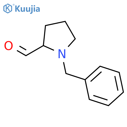 (2S)-1-benzylpyrrolidine-2-carbaldehyde structure